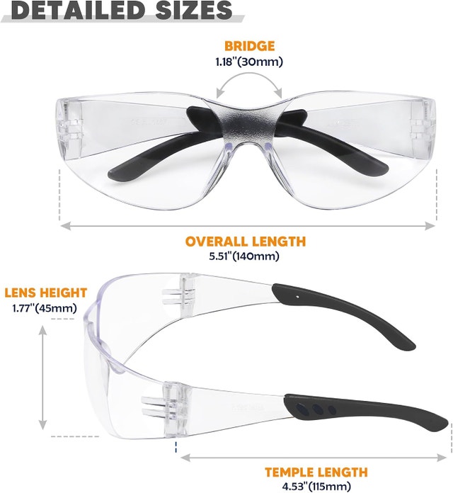 Clear Protective Safety Glasses 23PK (Brand New)