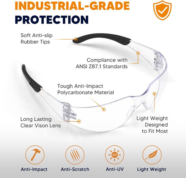 Clear Protective Safety Glasses 23PK (Brand New) - photo 2
