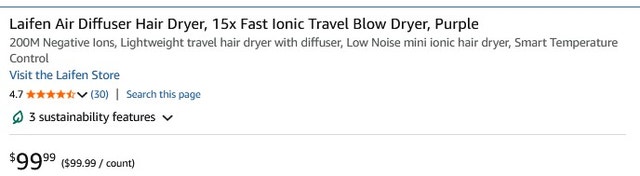 Air Diffuser Hair Dryer (Brand New) - photo 2