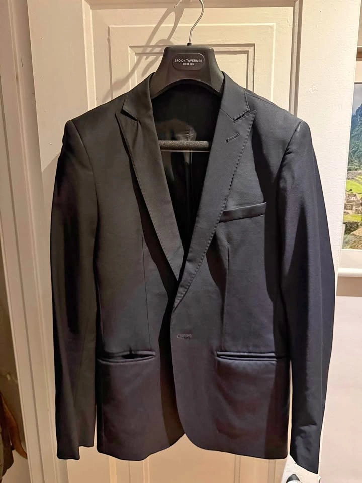Zara Men's Blazer Navy