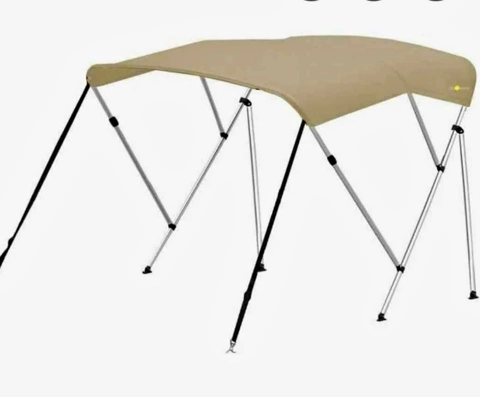3 Bow Bimini Tops for Boats with Rear Support Poles