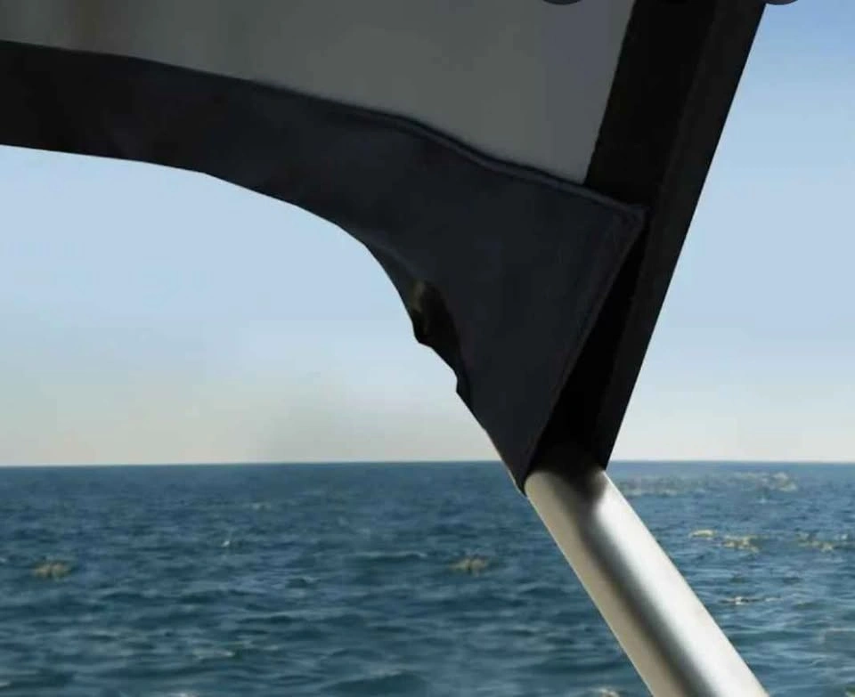 3 Bow Bimini Tops for Boats with Rear Support Poles - photo 4