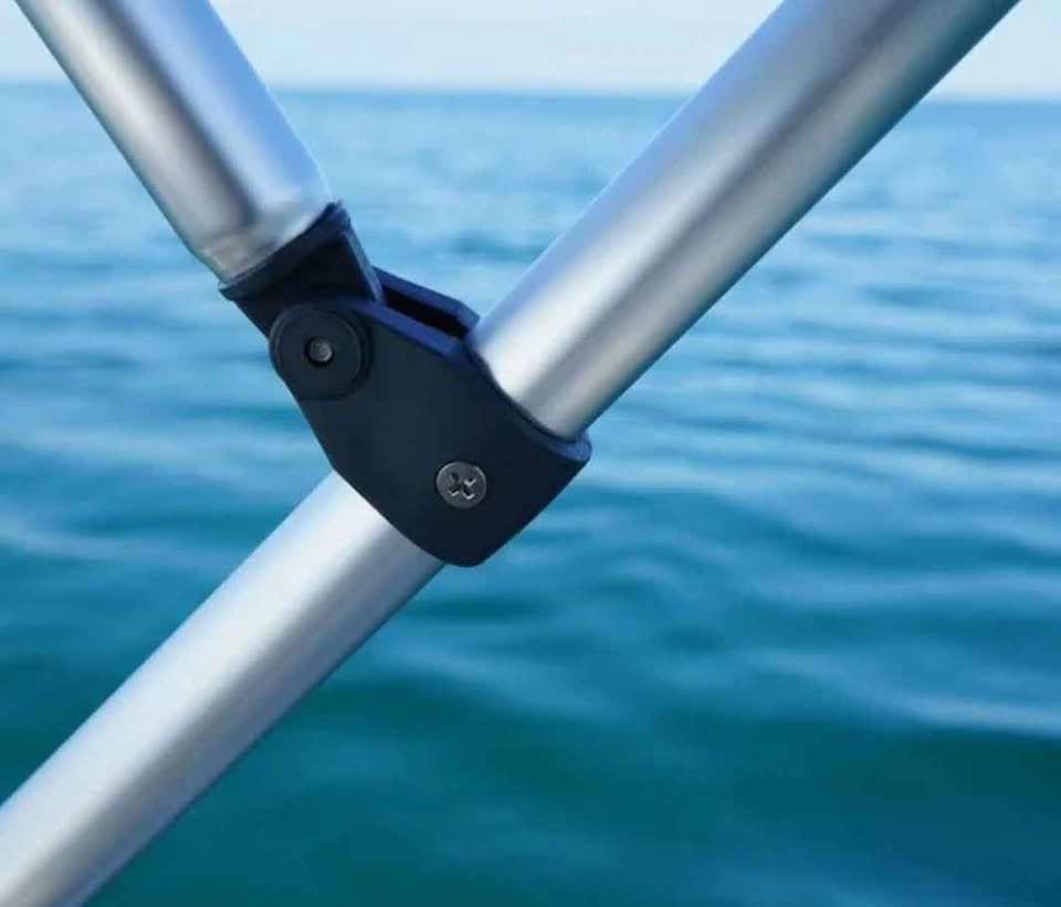 3 Bow Bimini Tops for Boats with Rear Support Poles - photo 5