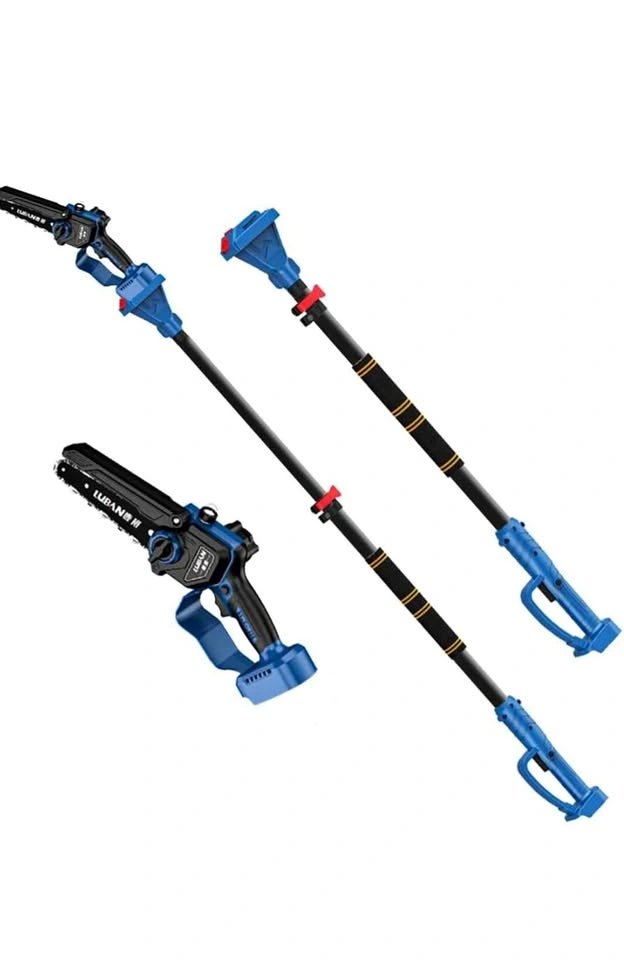 IRONFACE 2-in-1 Cordless Pole Saw and Mini Chainsaw