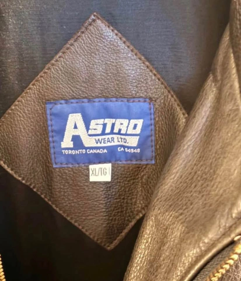 Vintage full-grain leather jacket BENTLEY motorcars men’s XL - photo 3