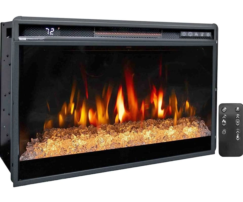 OxharkFlame 26in Electric Fireplace Insert