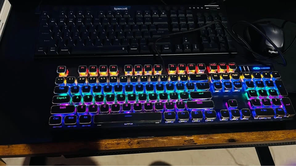 RGB mechanical wired keyboard