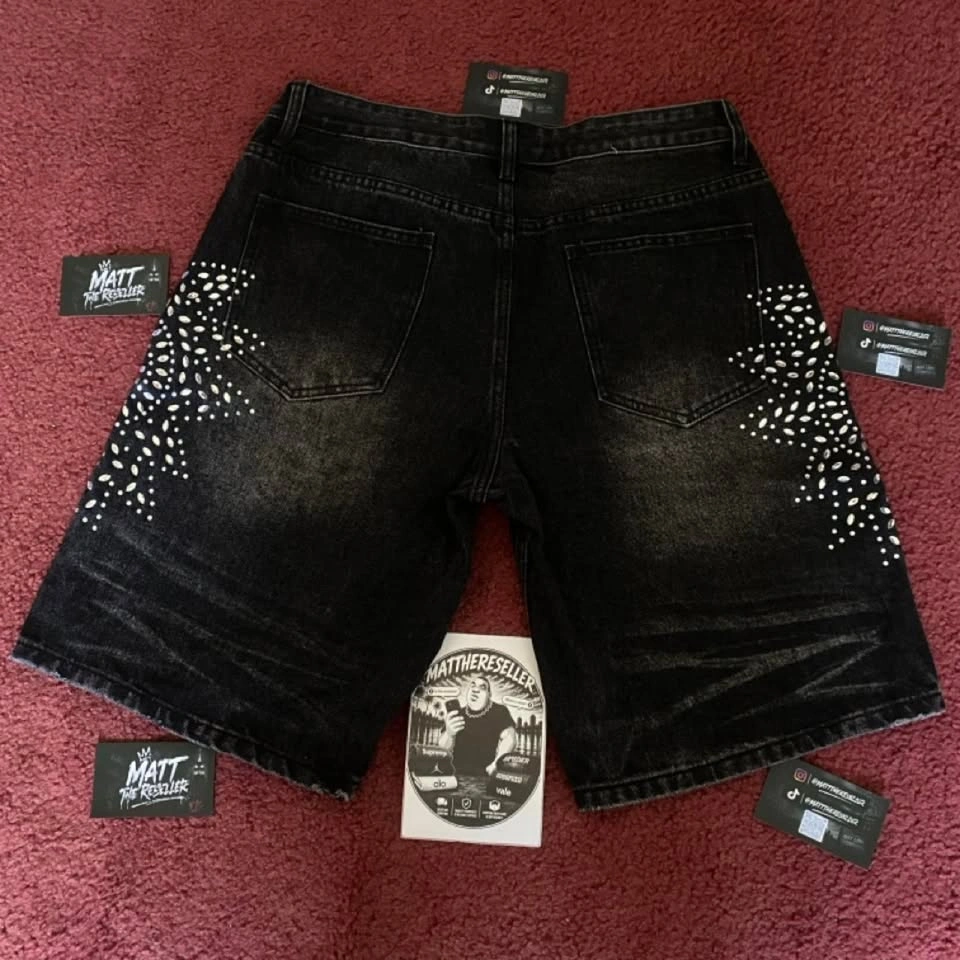 Vale valley black denim shorts - photo 2