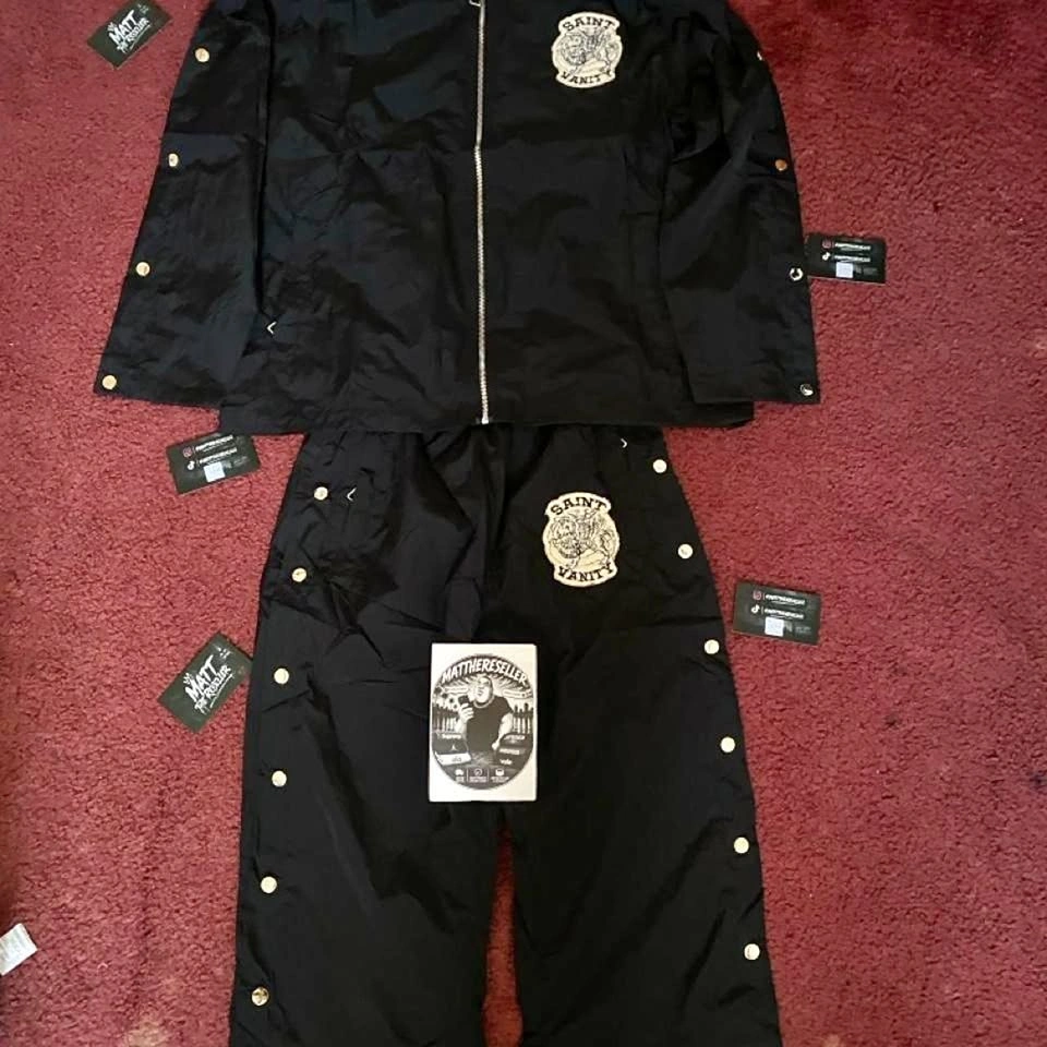 Saint vanity black tracksuit (M/L)