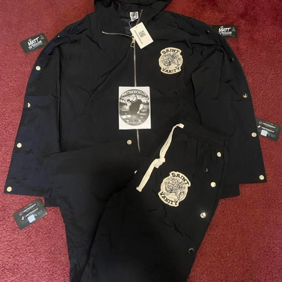 Saint vanity black tracksuit (M/L) - photo 2