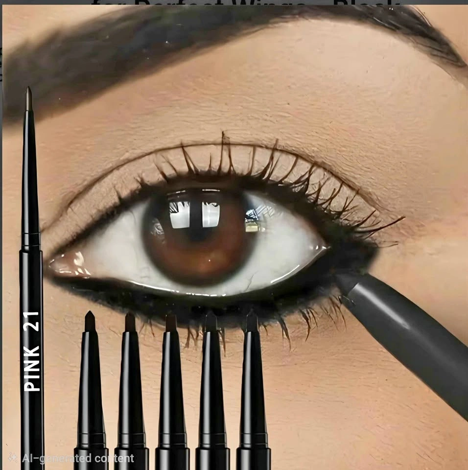 ❤️ PINK 21 & MooGlamor Black Eyeliner Retractable Pencil