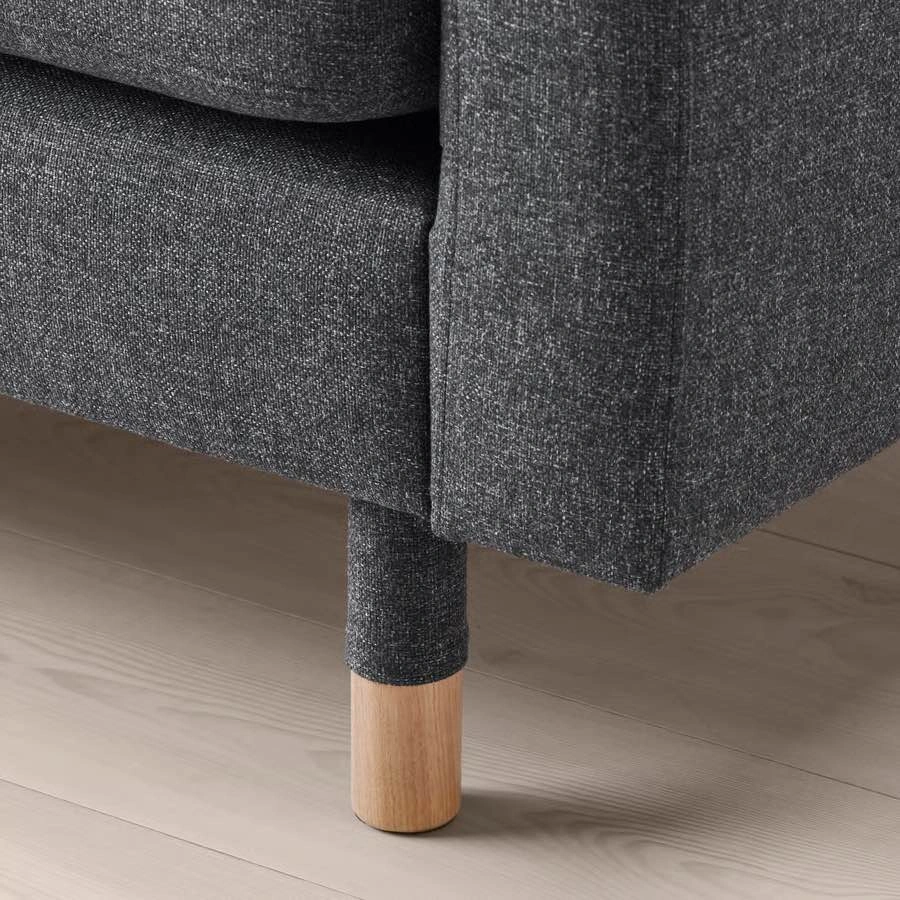 IKEA MORABO sofa Loveseat, Gunnared dark gray/wood - photo 4