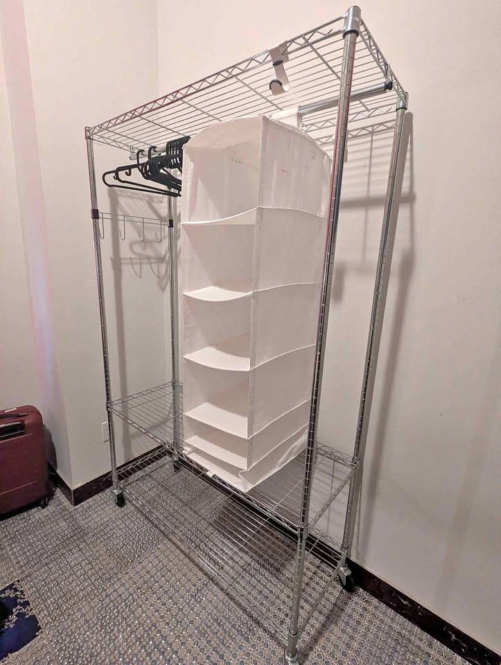Steel Rolling Garment Rack