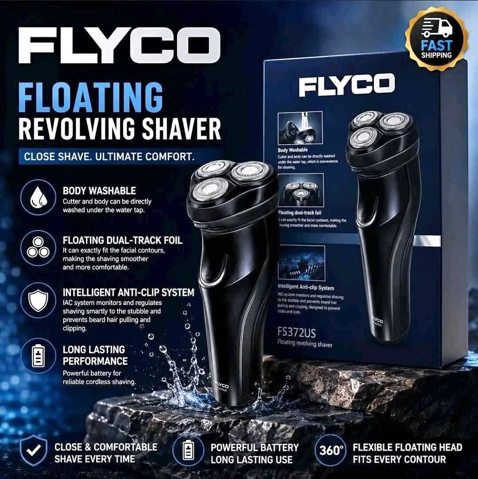 Flyco FS370US Floating Revolving Shaver