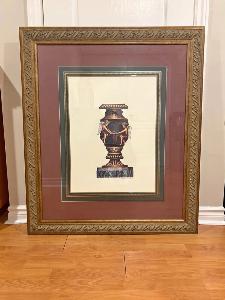 Framed Urn Print