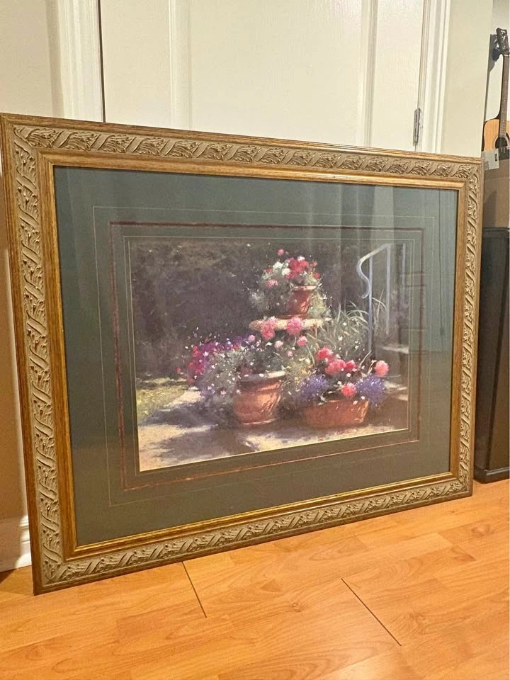 Framed Floral Print