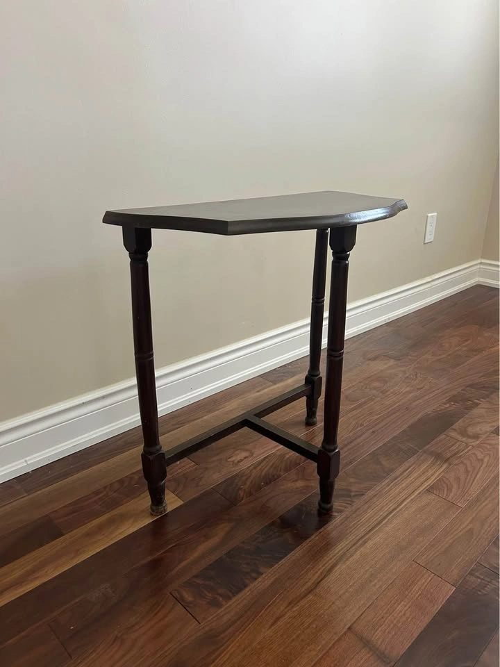 Vintage Solid Wood Accent Table - photo 2