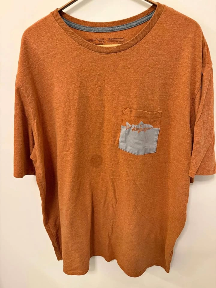 Patagonia Responsibili-Tee Pocket T-Shirt XL Orange
