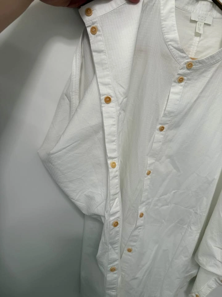COS Grandad Collar Shirt - photo 2