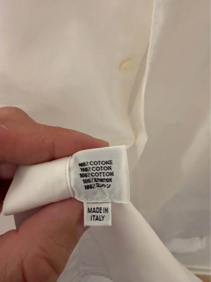 Lanvin White Cotton Dress Shirt - photo 3