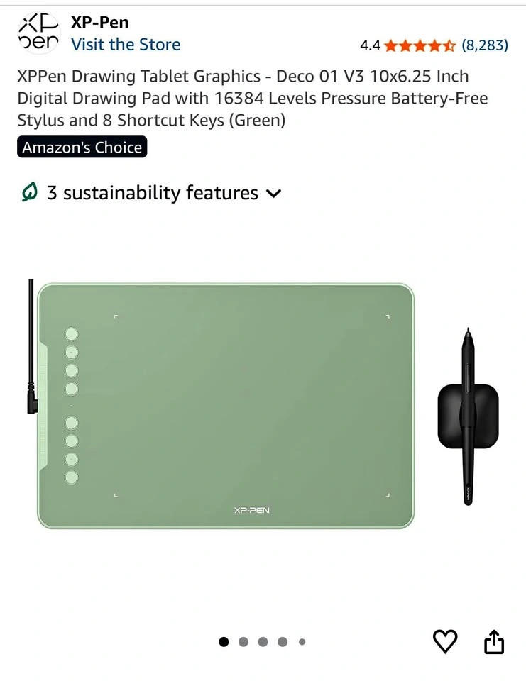 XPPen Deco 01 V3 Drawing Tablet