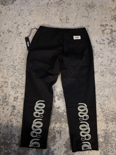 Civil Regime Black Denim Jeans Men's Size 32x32 Snake Pattern - photo 2