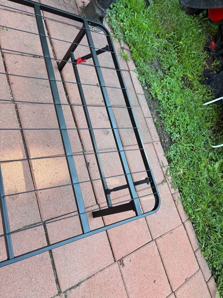 Black Metal Twin Size Mattress Frame - photo 4