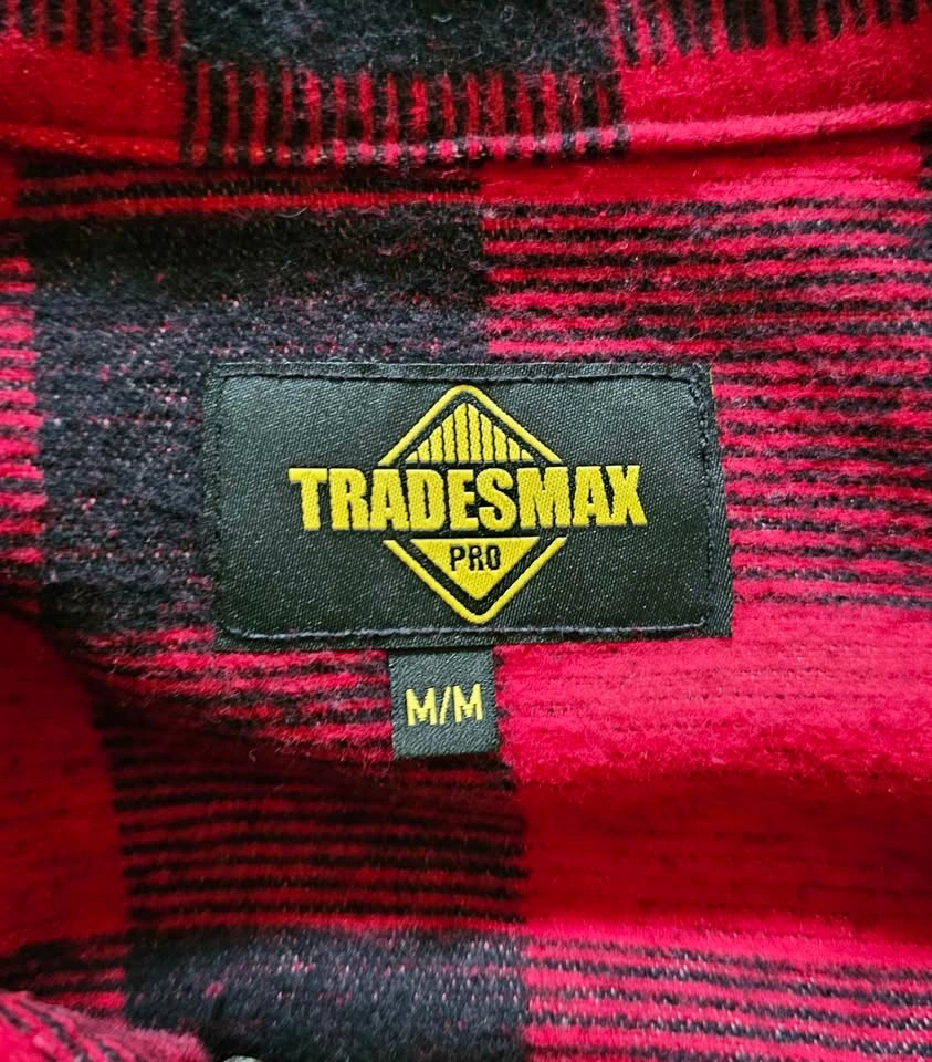 Brand New Tradesmax Pro Men's Buffalo Plaid Flannel Shacket - M - photo 2