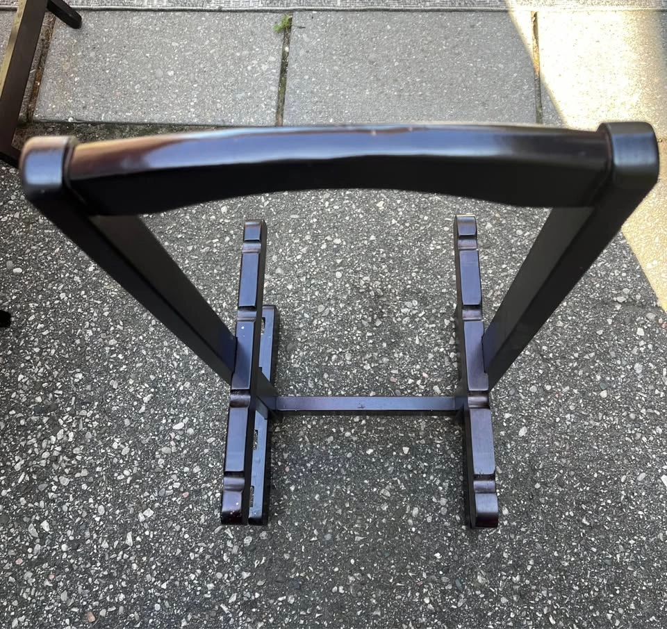 Authentic Bombay Co. 5-Piece Folding TV Tray Table Set - photo 4