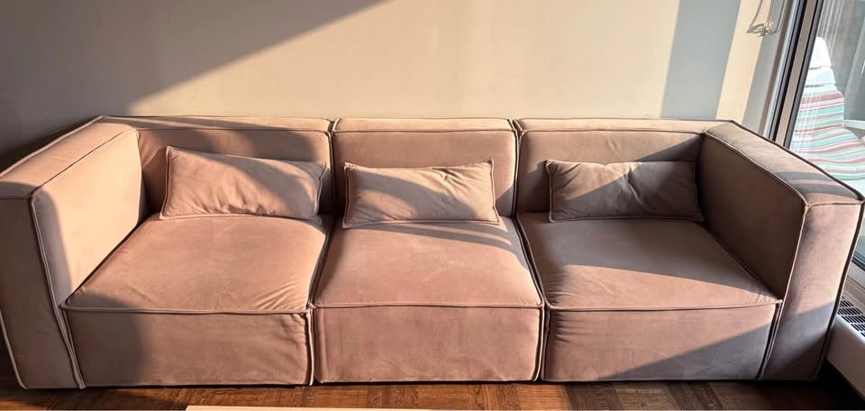 3-Piece Modular Sectional Sofa - photo 2