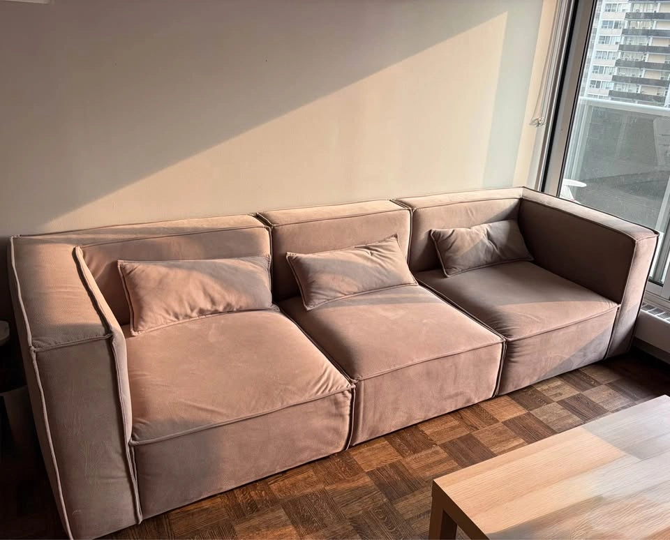 3-Piece Modular Sectional Sofa - photo 3