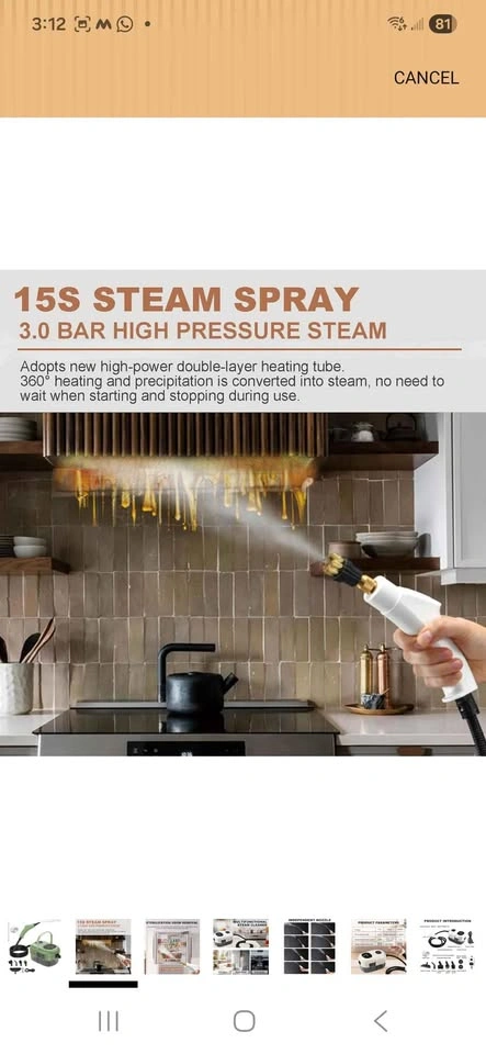 Handheld Steam Cleaner Brand New - photo 4