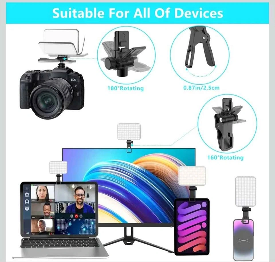LED Camera Light Video Lights Portable Photography Lighting - photo 5