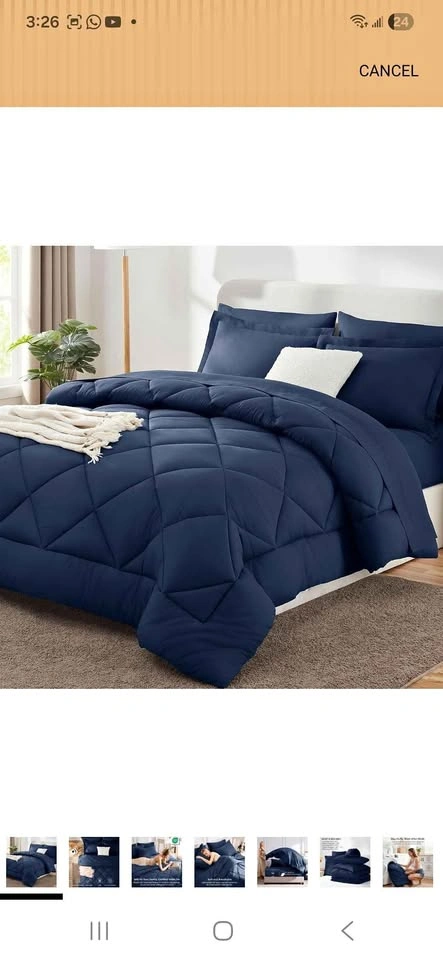 7 Pieces Comforter Sets - Brand New