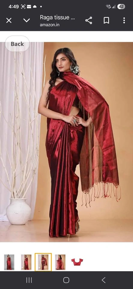 Pure Soft Tissue Saree - photo 5