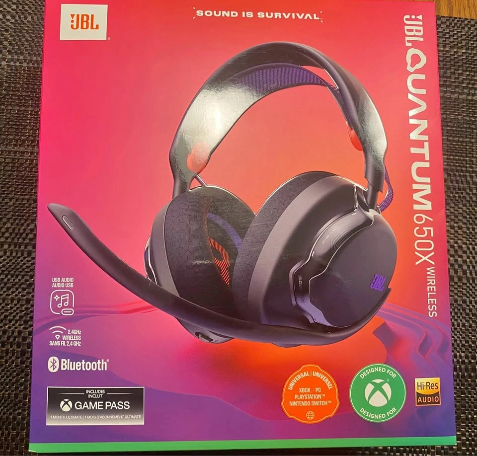 JBL Quantum 650X Wireless Gaming Headset (Xbox, PS5, PC & Switch
