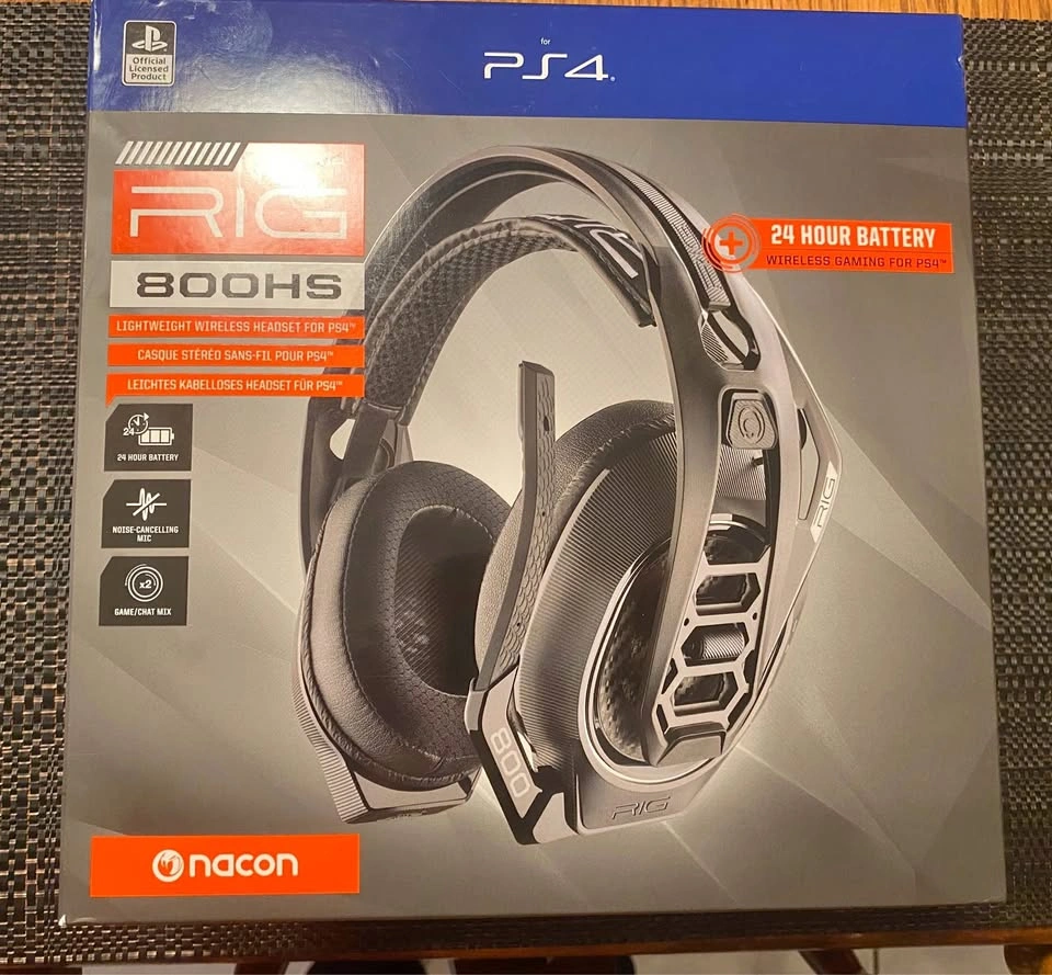 RIG 800HS Wireless Gaming Headset (PS4, PS5 & PC) - Brand New