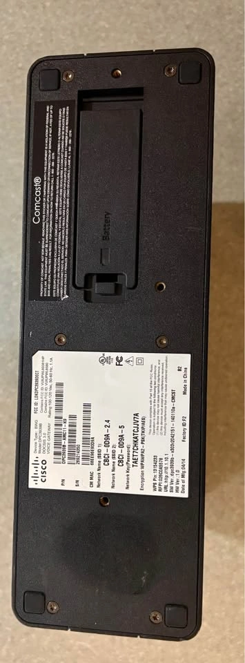 Xfinity Comcast Router Gateway DPC3939B - photo 5