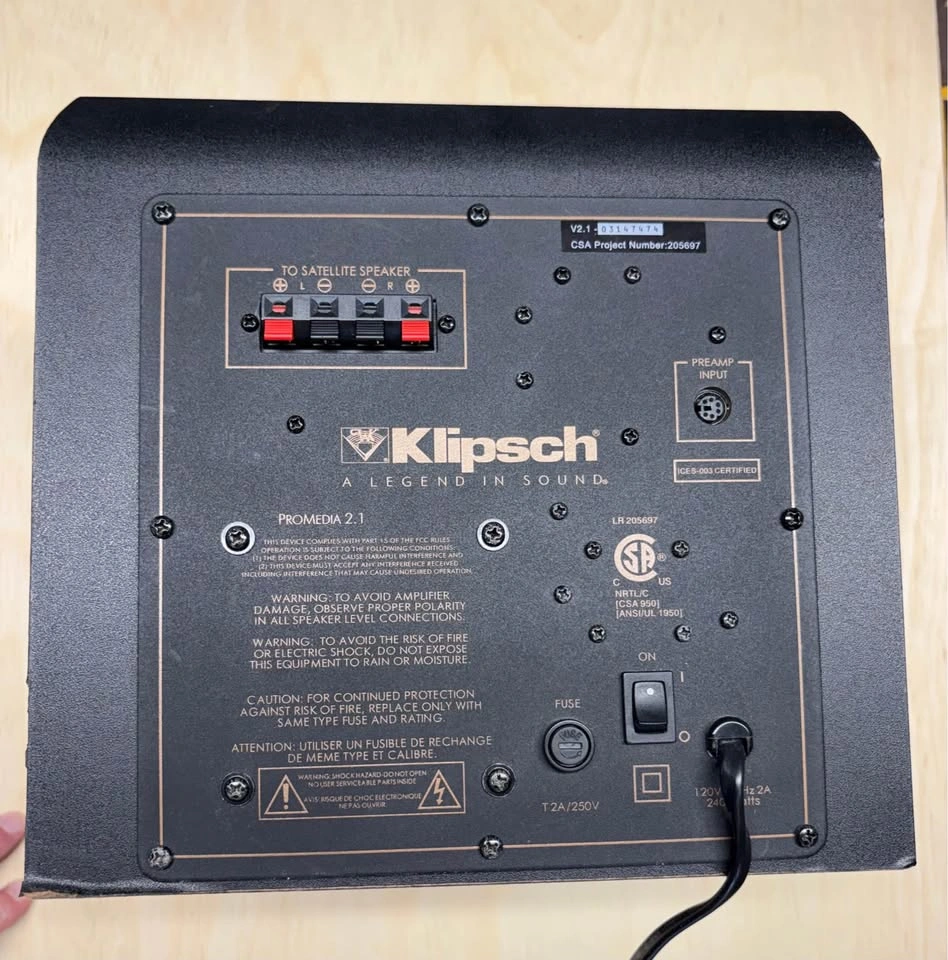 Klipsch ProMedia 2.1 Subwoofer - photo 2