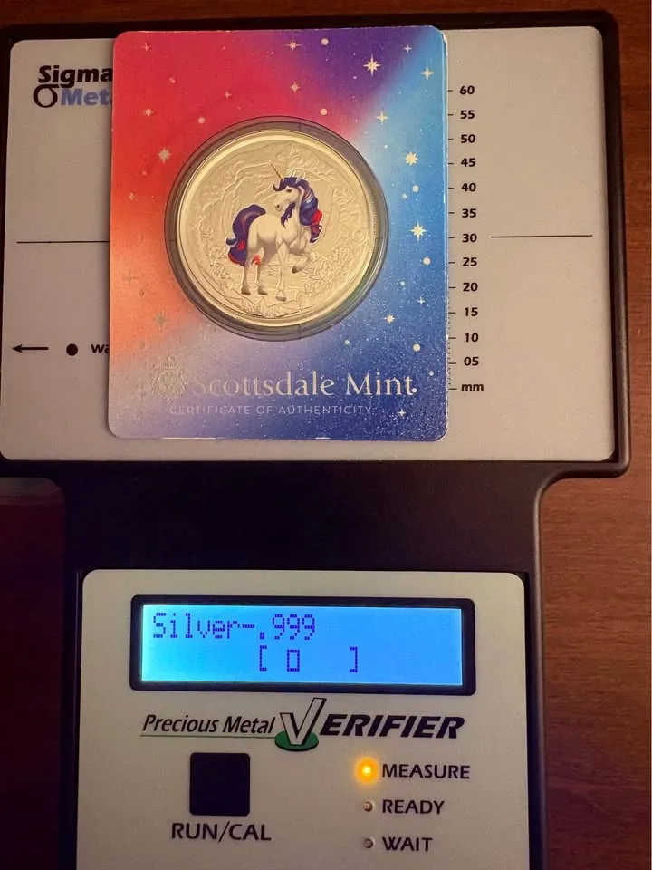 2024 1 oz Silver Purple Unicorn "Azurea" Round image indicator(3)