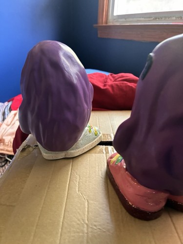 Grimace McDonald's Hand Painted Ceramic Music Band Figurines 3pc - photo 4