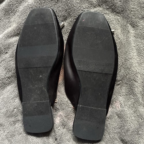 Torrid Black Satin Rhinestone Bow Mules - photo 2