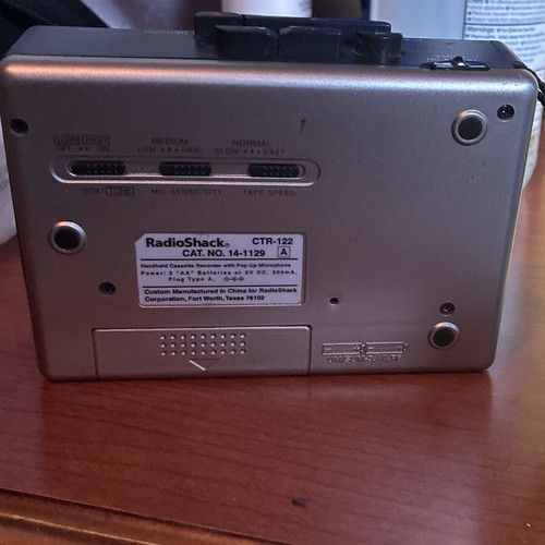 RadioShack CTR-122 Cassette Recorder Voice Activation Built-In M - photo 5