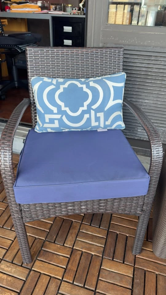 Terrace Furniture: Folding Table, 2 Chairs, and Storage Box - photo 3