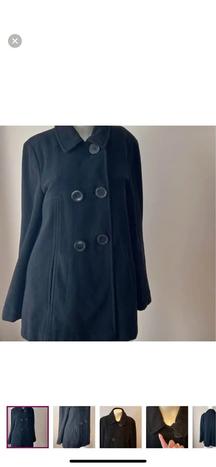 Liz Claiborne black coat