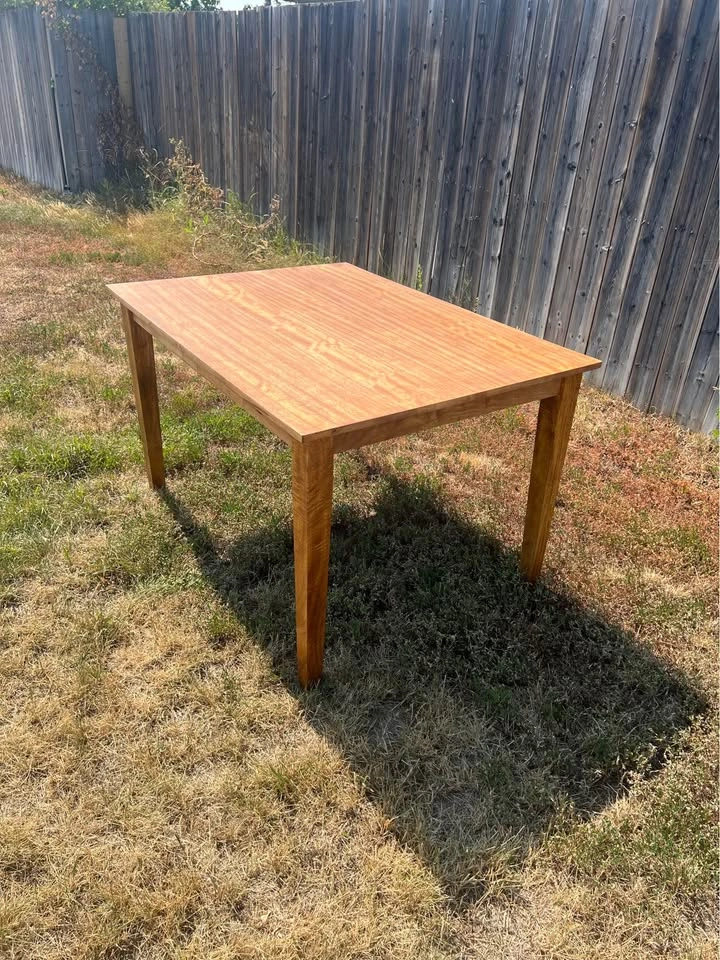 Solid Wood Dining Table – Refinished - photo 2