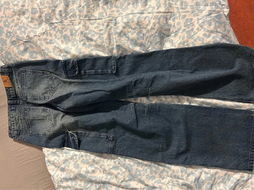 Denim blue jeans - photo 5