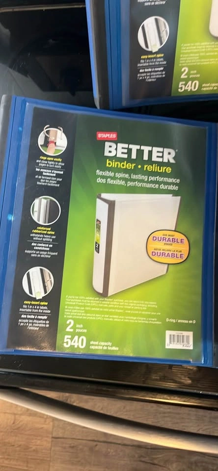 Three 2 inch binders - photo 2