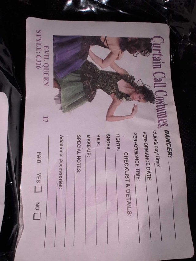 Curtain Call Costumes Evil Queen Dance Costume - photo 4