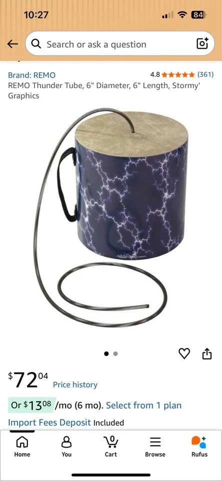 6” Thunder Drum - photo 2